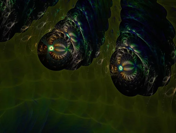 Resimsel fraktal arkaplan oluşturuldu