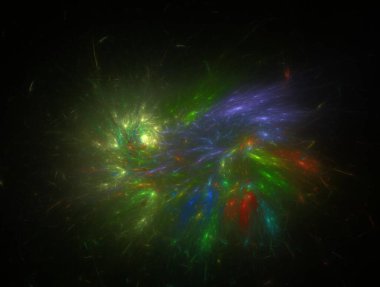 Resimsel fraktal arkaplan oluşturuldu