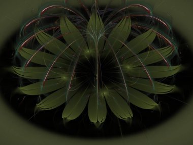 Resimsel fraktal arkaplan oluşturuldu