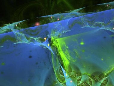 Resimsel fraktal arkaplan oluşturuldu