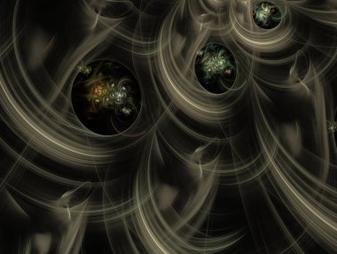 Resimsel fraktal arkaplan oluşturuldu