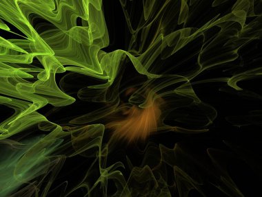 Resimsel fraktal arkaplan oluşturuldu