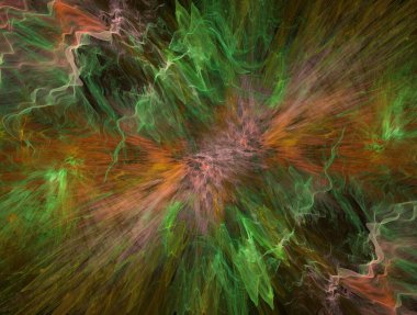 Resimsel fraktal arkaplan oluşturuldu