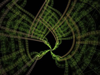 Resimsel fraktal arkaplan oluşturuldu