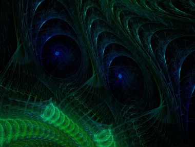 Resimsel fraktal arkaplan oluşturuldu