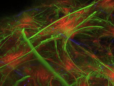 Resimsel fraktal arkaplan oluşturuldu