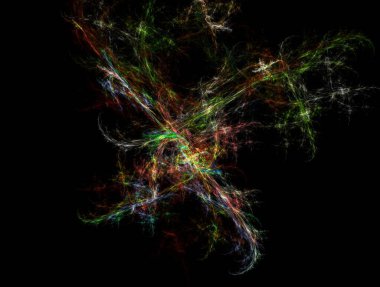 Resimsel fraktal arkaplan oluşturuldu