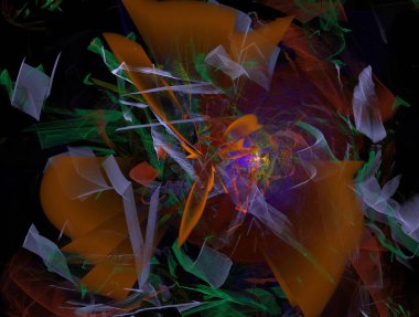 Resimsel fraktal arkaplan oluşturuldu