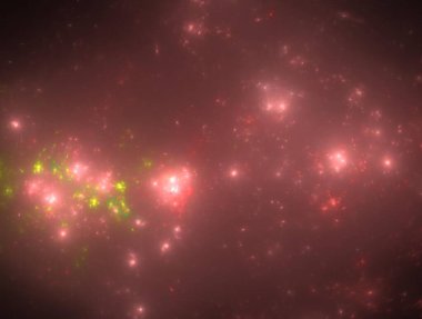 Resimsel fraktal arkaplan oluşturuldu