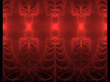 Resimsel fraktal arkaplan oluşturuldu