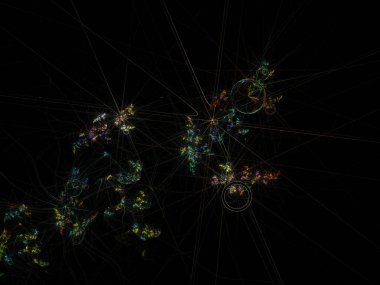 Resimsel fraktal arkaplan oluşturuldu