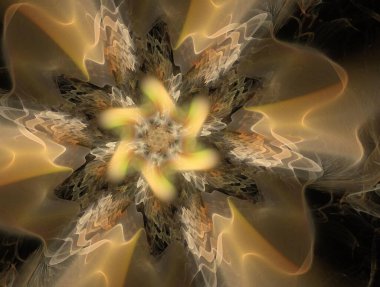 Hayali fraktal arkaplan resmi