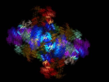 Hayali fraktal arkaplan resmi