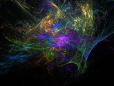 Hayali fraktal arkaplan resmi