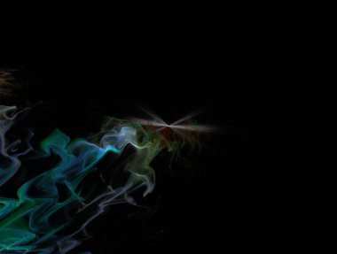 Hayali fraktal arkaplan resmi