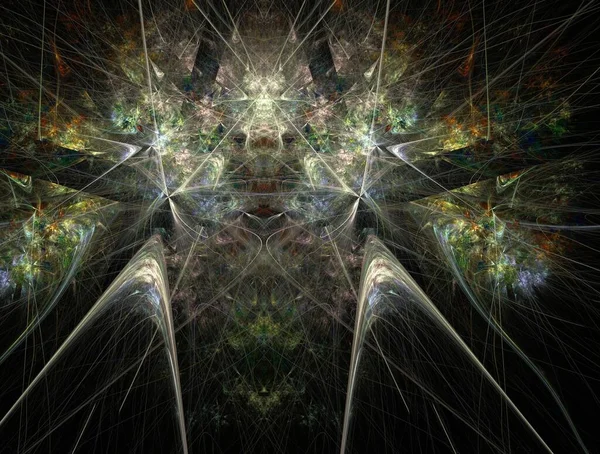 Fondo fractal imaginario generado Imagen — Foto de Stock