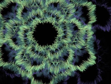 Resimsel fraktal arkaplan özeti