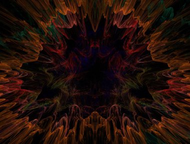 Resimsel fraktal arkaplan özeti