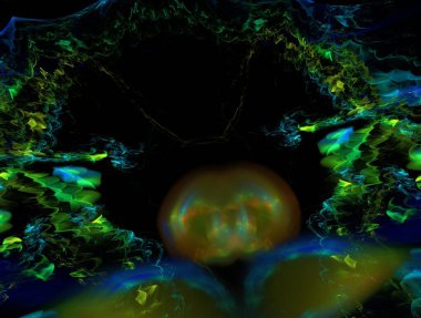 Resimsel fraktal arkaplan özeti