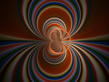 Resimsel fraktal arkaplan özeti