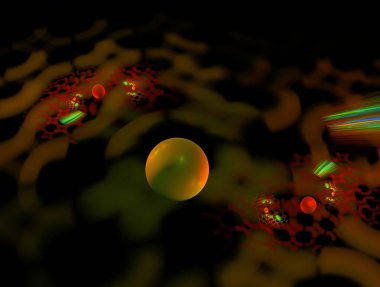 Resimsel fraktal arkaplan özeti