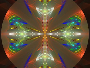 Resimsel fraktal arkaplan özeti