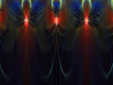 Resimsel fraktal arkaplan özeti