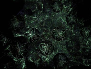 Hayali fraktal arkaplan resmi