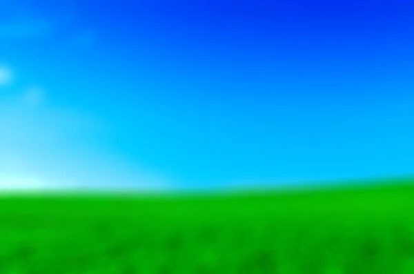 Serene green landscape blur background — Stock Photo, Image