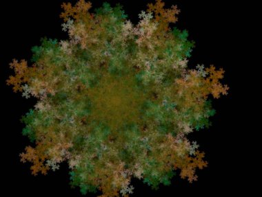 Hayali fraktal arkaplan resmi