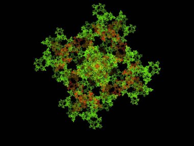 Hayali fraktal arkaplan resmi