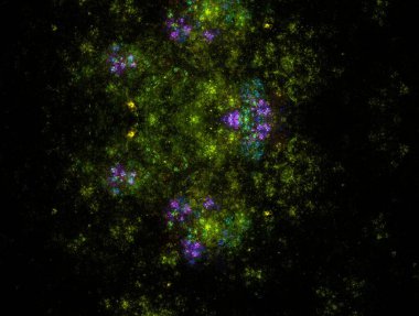 Hayali fraktal arkaplan resmi