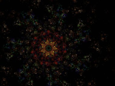 Hayali fraktal arkaplan resmi