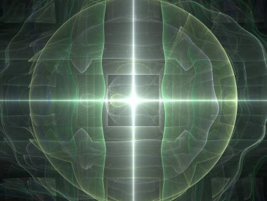 Hayali fraktal arkaplan resmi