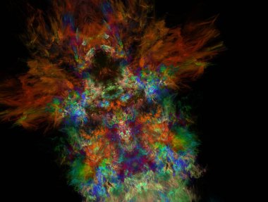 Hayali fraktal arkaplan resmi