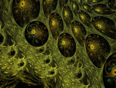 Hayali fraktal arkaplan resmi