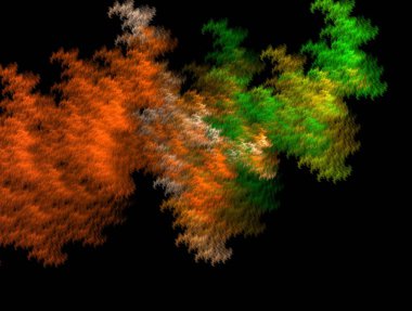 Hayali fraktal arkaplan resmi