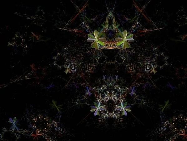 Imaginatory fractal abstracte achtergrond Afbeelding — Stockfoto