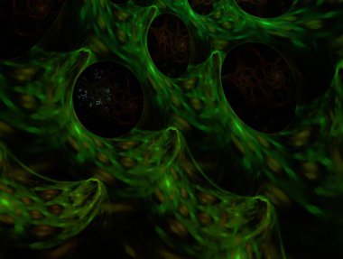 Hayali fraktal arkaplan resmi