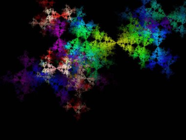 Hayali fraktal arkaplan resmi