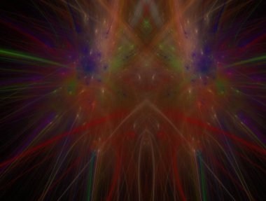 Hayali fraktal arkaplan resmi