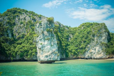 kireçtaşı halong bay manzara