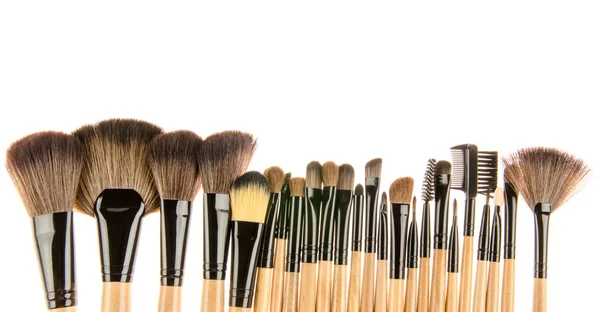 Set van make-up borstels — Stockfoto