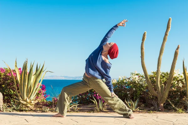 Yoga-Praxis — Stockfoto