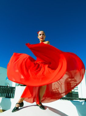 Flamenco dancer clipart