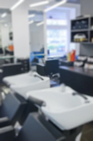 Modern beauty salon blur background — Stock Photo, Image