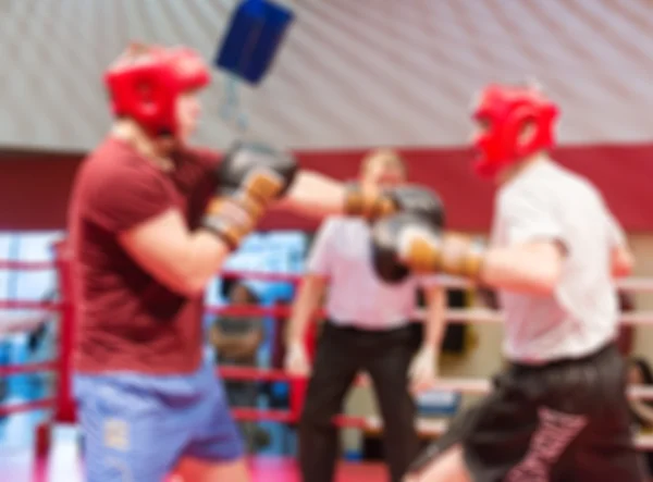 Fundo borrão de boxe — Fotografia de Stock