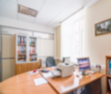 Ortak ofis binası iç arka plan bulanıklık