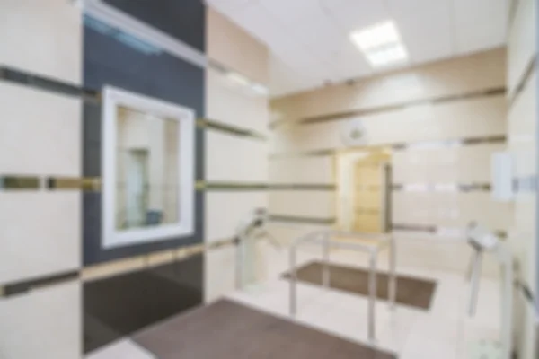Latar belakang blur interior bangunan kantor umum — Stok Foto
