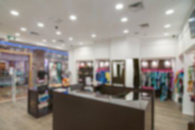 Mağaza arka plan bulanıklık